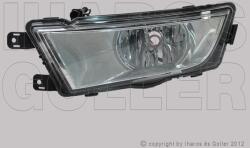 Skoda Octavia 2013-2016 - Ködlámpa H8 bal króm házas TYC