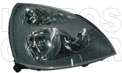 Renault Clio 2006-2009 Campus - Fényszóró H7/H1 jobb szürke h. (motoros) TYC