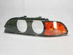 BMW 5 1995-2000 E39 - Fényszóró üveg bal sárga vill. (halogén fsz) TYC*