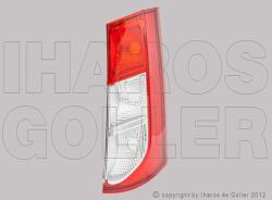 Dacia Dokker 2012-2021 - Hátsó lámpa üres jobb MARS