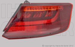 Audi A3 2013-2016 5ajtós - Hátsó lámpa külső jobb, LED
