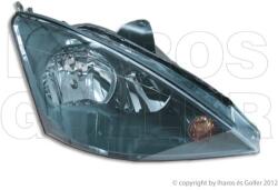 Ford Focus 1998-2004 - Fényszóró H7/H1 jobb fekete házas (01.10-től) TYC