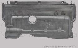 Mazda 3 2003-2006 - Alsó motorvédő lemez, hátsó rész (benzines)