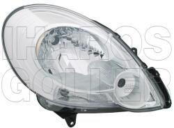 Renault Kangoo 2008-2013 - Fényszóró H4 jobb króm házas (motoros) TYC