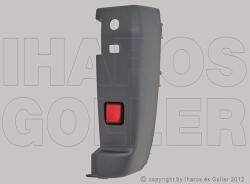 Citroen Jumper 2006-2013 - H. lökh. sarok fekete, kis prizmával, 180 fokos jobb