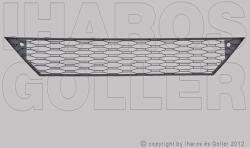 Seat Leon 2012-2016 - Rács első lökhárítóba közép (FR)