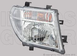 Nissan Navara 2005-2015 - Fényszóró H4 jobb -07.06 (motorral) TYC