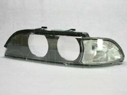 BMW 5 1995-2000 E39 - Fényszóró üveg bal fehér vill. (halogén fsz) TYC*