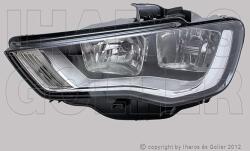 Audi A3 2012-2016 3ajtós - FSZ H7/H15 bal, nappali f. (Cabrio is) DEPO