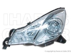 Citroen DS3 2010-2016 - Fényszóró H1/H7 bal fekete h. (motorral) TYC