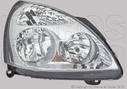 Renault Clio 2006-2009 Campus - Fényszóró H7/H1 jobb króm h. (motoros) TYC