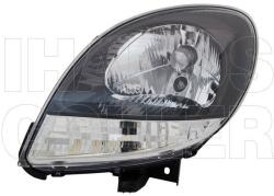 Renault Kangoo 2003-2008 - Fényszóró H4 bal fehér vill. (fekete házas) TYC