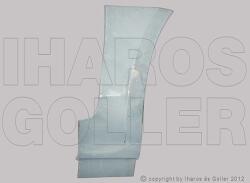 Ford C-Max 2003-2007 - Első sárvédő jobb, hátsó, alsó rész, javító lemez