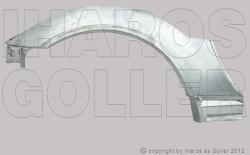 Mazda MX-5 2008-2015 - Hátsó sárvédő javítóív jobb