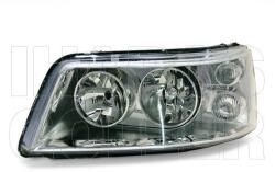 VW T5 2003-2009 Caravelle/Multivan - Fényszóró H7/H1 bal, +alsó tartó (motorral) DEPO