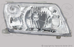 Suzuki Vitara/Grand 2005-2015 - Fényszóró H4 jobb 3 ajtós (motoros) DEPO
