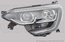Renault Megane 2016-2020 - FSZ 2H7+LED bal, fekete ház. (motoros) TYC