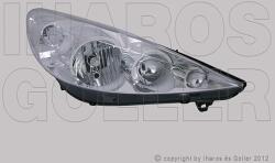 Peugeot 206+ 2009-2012 - Fényszóró H7/H1 jobb motorral TYC