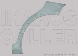 Chevrolet Spark 2005-2010 - Hátsó sárvédő javítóív bal