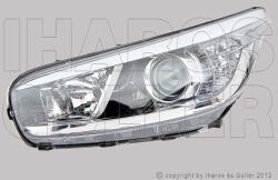 Kia Ceed 2012-2015 EU - Fényszóró 2H7 bal, fekete házas (motorral) TYC