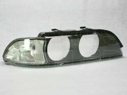 BMW 5 1995-2000 E39 - Fényszóró üveg jobb fehér vill. (halogén fsz) TYC*