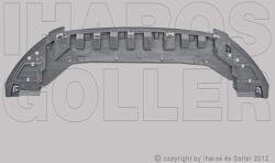 Dacia Dokker 2012-2021 - Alsó motorvédő lemez, lökhárító alatti rész