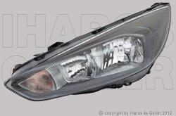 Ford Focus 2014-2018 - FSZ H1/H7 bal fekete h. (motorral) TYC