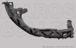 BMW 1 2007-2011 E87/E81 - Első lökhárítótartó sín, jobb (fényszóró alatti)