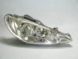 Peugeot 206 1998-2009 - Fényszóró 2H7 jobb 05.11-ig (belülr. áll) TYC