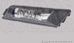 Skoda Superb 2015-2019 - Ködlámpa H8 jobb, króm házas DEPO