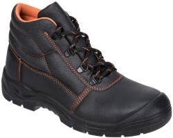 Portwest Munkavédelmi Bakancs PORTWEST Steelite Kumo Boot fekete bőr S3 FW24BKR 43-as (FW24BKR43)