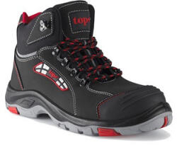 TOP Munkavédelmi Bakancs Brooklyn Mid fekete-piros S3 SRC TOP_BROOKLYN-MID 43-as (TOP_BROOKLYN-MID-43)