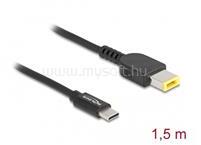 Delock Laptop töltőkábel USB Type-C apa - Lenovo 11, 0 x 4, 5 mm apa (DL87970) (DL87970)