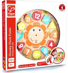 Hape Ceas din lemn Hape - Chunky Clock