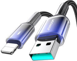 JOYROOM Kábel USB-A Lightning Joyroom S-A42 3A 1.2m czarny (S-A42 A-L Bl) - scom