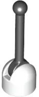 LEGO® 298c02c1 - LEGO kis antenna fehér alj, fekete kar (298c02c1)