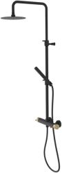 SAPHO ULTRAMIX zuhanyrendszer, matt fekete/matt arany UT139BG (UT139BG)