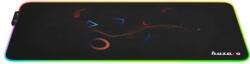 Huzaro Mousepad Huzaro - 2.0 RGB, XL, moale, negru (HZ-MOUSEPAD RGB 80X30 DESIGN) Mouse pad