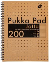 Pukka Pad Kraft Jotta Recycle A4 200 oldalas vonalas spirálfüzet (A15548081) (A15548081)