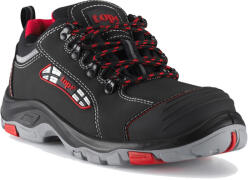 TOP Munkavédelmi Cipő Brooklyn Low fekete-piros S3 SRC TOP_BROOKLYN-LOW 40-es (TOP_BROOKLYN-LOW-40)