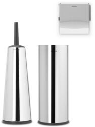 Brabantia Set accesorii pentru toaleta Brabantia ReNew 1003478, 3 piese, Rezistent la coroziune, Inox (1003478)
