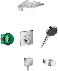 Hansgrohe Raindance E - Zuhanyszett 300 termosztáttal rejtett beépítéshez, krómozott 27918000 (27918000)