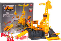 Inlea4Fun Játék építkezés daruval és tartozékokkal Inlea4Fun CONSTRUCTION SITE (RA-ZPG.92835)