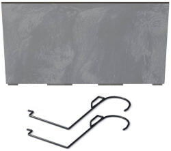 Prosperplast Cufăr cu cârlige URBI CASE BETON EFFECT W marengo 58cm