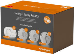  Home by Somogyi Fireangel Safety pack 2 - gazdaságos CO, füst és hőérzékelő vészjelző csomag FA SP 2 szénmonoxid és füstérzékelő csomag (fasp2)