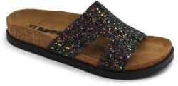  0Ft kiszállítás! Leon Comfortstep 7030 fekete női bőr papucs 36-41 -Birkenstockhoz hasonlatos talppal