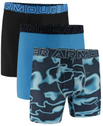 Under Armour UA Performance Tech Mesh - Novelity 6in 3PK férfi boxer S / kék
