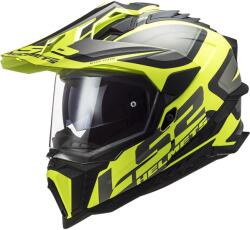 LS2 MX701 C Explorer Alter enduro motoros bukósisak matt fekete-fluo sárga