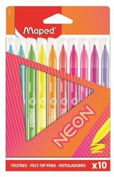 Maped Filctoll készlet, 2, 8 mm, kimosható, MAPED "Neon", 10 különböző szín (IMA845419) - jatekotthon