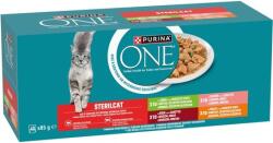 Purina One Sterilcat alutasakos macskaeledel szószban - Jumbo Pack (1 karton | 40 alutasak | 40 x 85 g) 3.4kg